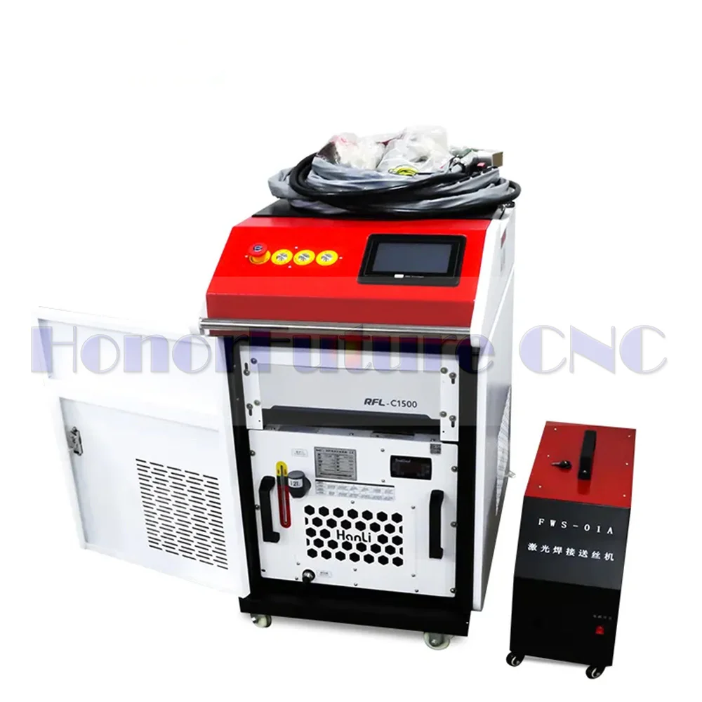 1000/1500/2000/3000W Fast Handheld Fiber Laser Welding Machine for Jam/Seal/Spot Metal Soldering Cleaning Cutting 3in1