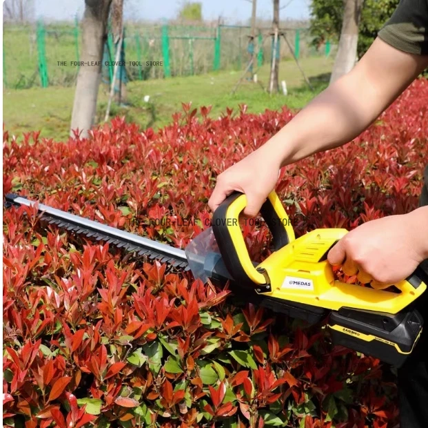MEDAS Electric hedge machine Rechargeable lithium electric trimmer small farm pruning machine tea hedge scissors 3