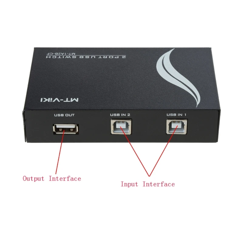2 Ports USB2.0 Sharing Device Switch Switcher Adapter Box for PC Scanner Printer usb kvm switch