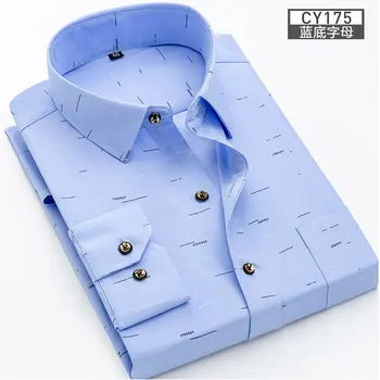 Camisa xadrez manga longa masculina, fina para negócios, respirável, estampa fina, moda casual, primavera e verão, alta qualidade, nova