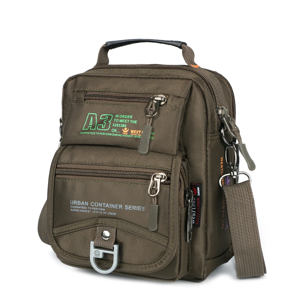 Men Messenger Nylon Bag Outdoor Army Travel