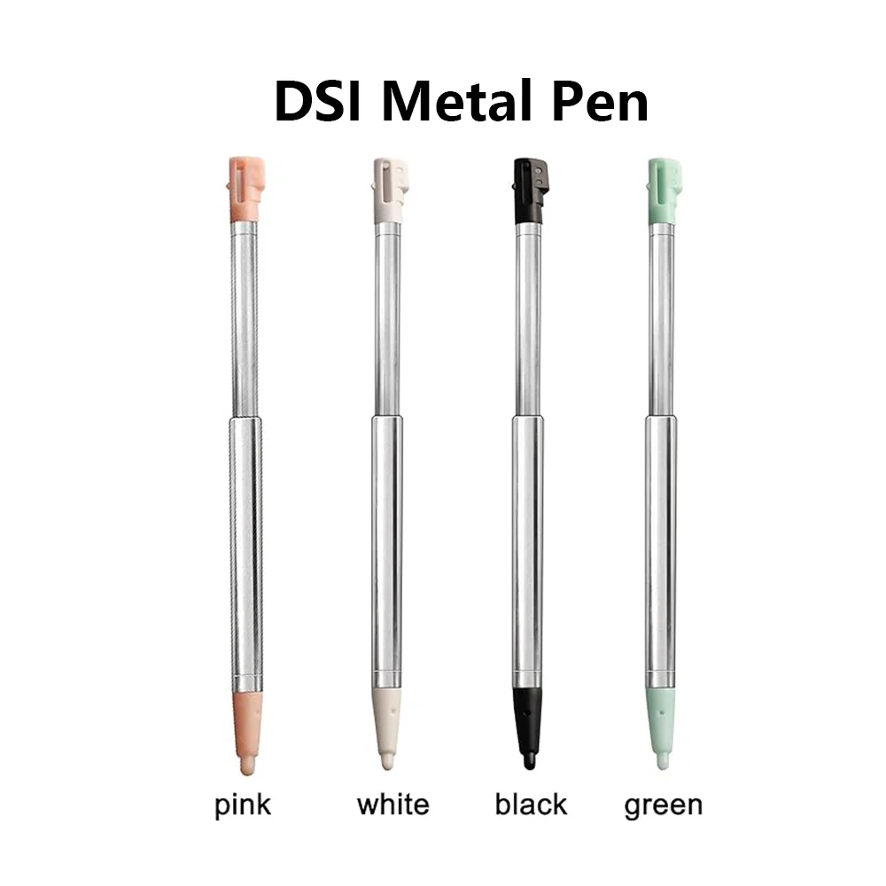 DSi Metal Stylus 1 Pc Retractable Replacement Pen Compatible with Nintendo DSi 4in1 Combo touch pen stylus pen Multi Color for NDSi