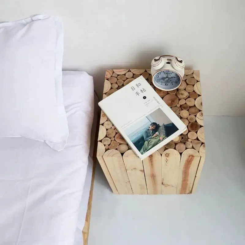 

1 шт., прикроватный столик из цельной древесины в китайском стиле