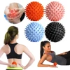 Spiky Massage Ball Spiked Massager Roller High Density Compact Muscle Roller Trigger Point Massager Ball for Hand Foot Stress