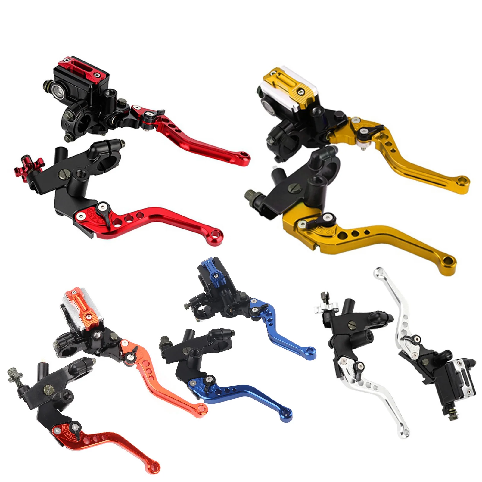Hydraulic Brake Clutch Master Cylinder Reservoir Levers CNC Pump 7/8" 50cc- 300cc - View #14