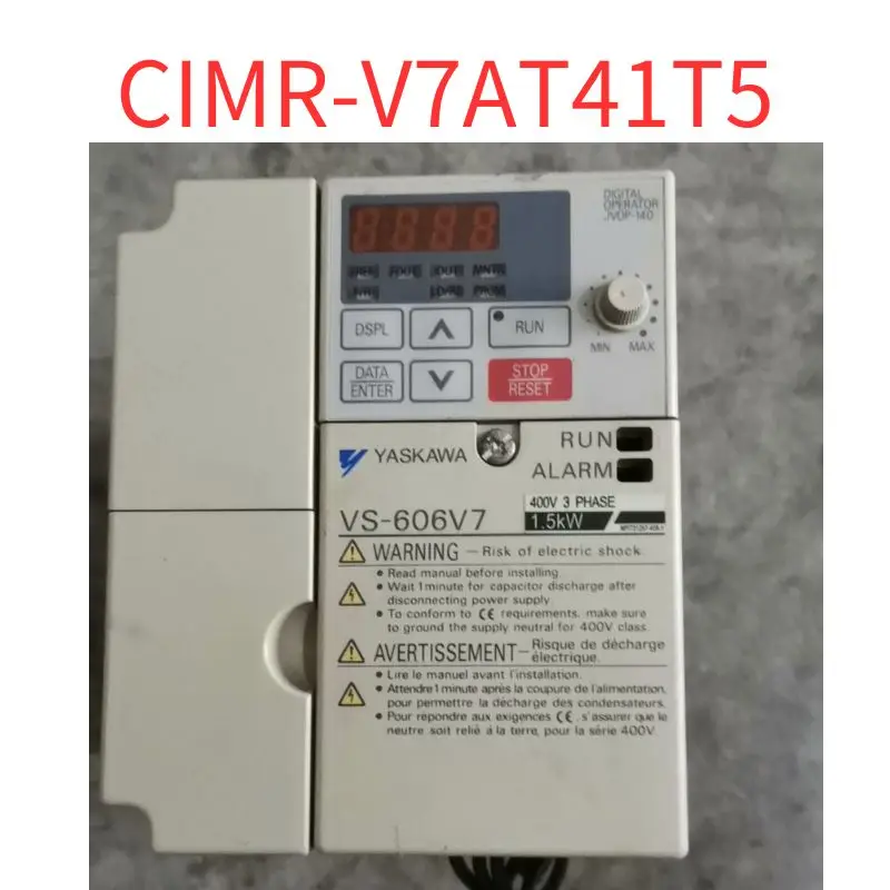 

Second-hand Inverter CIMR-V7AT41T5 1.5kw Test OK