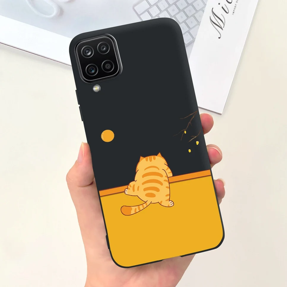 NEW Design For Samsung Galaxy A12 Case Silicone TPU Back Cover For Samsung A12 M12 F12 Galaxy M12 India  Funda Couqe Bumper