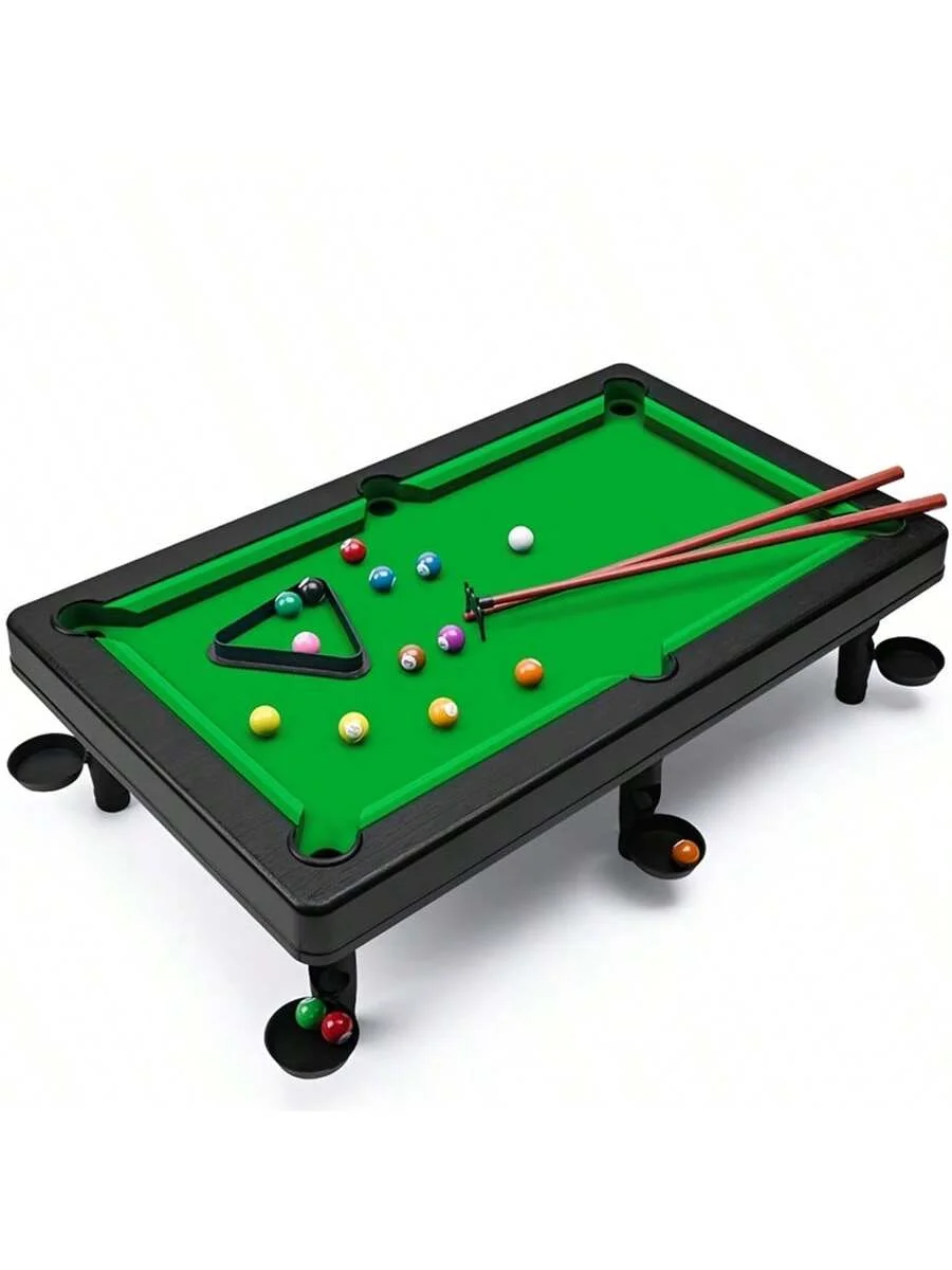 Mini billiards toy set suitable for family gathering games and parent-child interactive games 3