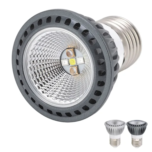 Reptile Heat Lamp Bulb Turtle Basking Light Bulb Aluminium Alloy Concave and Convex Mirror Full Spectrum for Aquatic Reptile 6