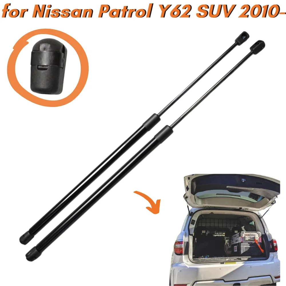

Qty(2) Trunk Struts for Nissan Patrol Y62 SUV without Power Liftgate 2010-present Rear Tailgate Boot Lift Supports Gas Springs
