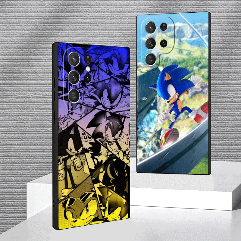 Super S-Sonics Cartoon Customized Phone Case with Edge Pattern