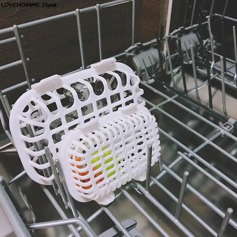 Dishwasher Special Small Items Cleaning Basket Kitchen Tools Accessories Soaking Box Storage Box Dish Fork Chopstick Storage 2