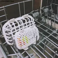 Dishwasher Special Small Items Cleaning Basket Kitchen Tools Accessories Soaking Box Storage Box Dish Fork Chopstick Storage 2