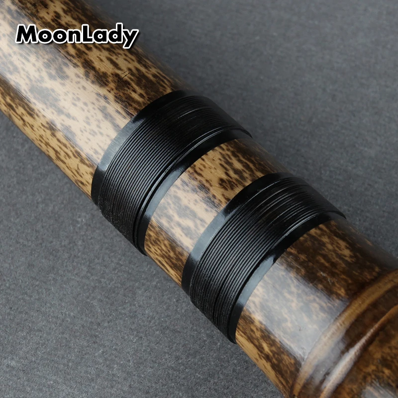 Shakuhachi 54cm Vertical Flute D Key Shakuhachi 5 Holes Wooden Musical Instruments Bamboo Flute Woodwind Instrument vertical flute
