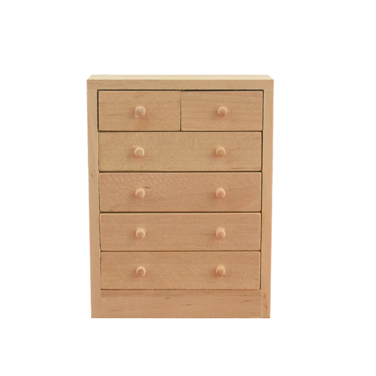 

1/12 Miniature Mini Simulated Wooden Cabinet Multi Layer Lockers Furniture Model Decor Cabinet