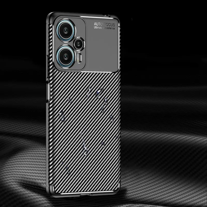 Luxury Business Soft Carbon Fiber Protective Phone Case Cover