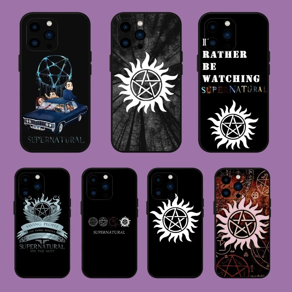 Custodia Per Telefono Tv Supernatural Per Iphone 13 14 15 11 12 Mini Pro Max Custodia Trasparente