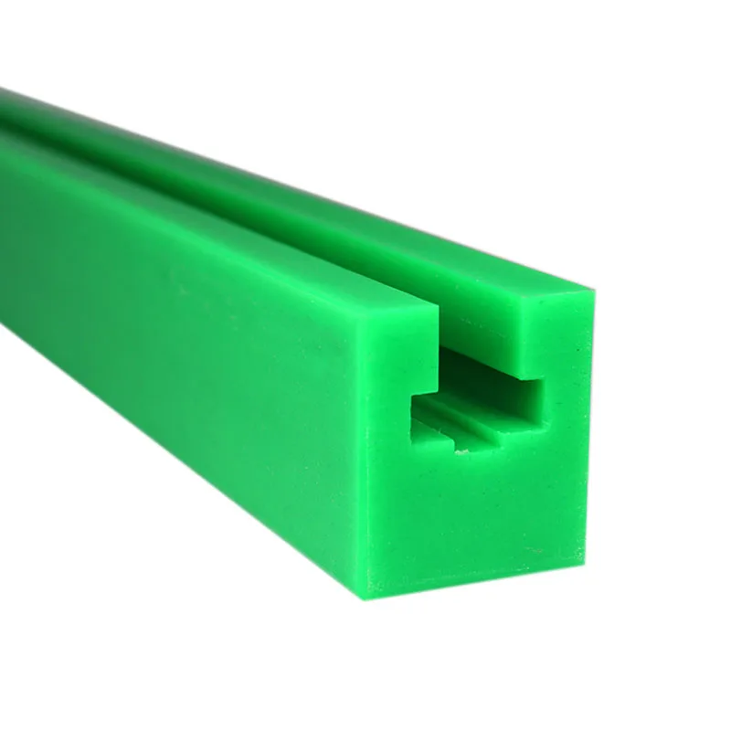 1 Meter 08B-1 Drive Chain Guide Ultra-high Molecular Resistant UPE Plastic Track Groove Machine Transmission Chain Bar
