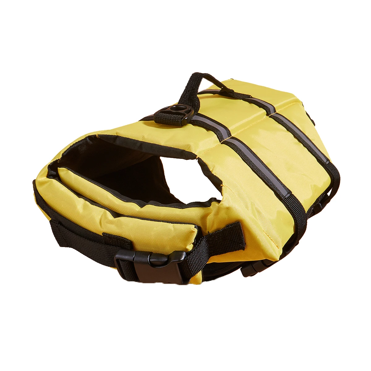 Reflective Adjustable Dog Life Jacket with Enhanced Buoyancy for Summer Swimming and Safety