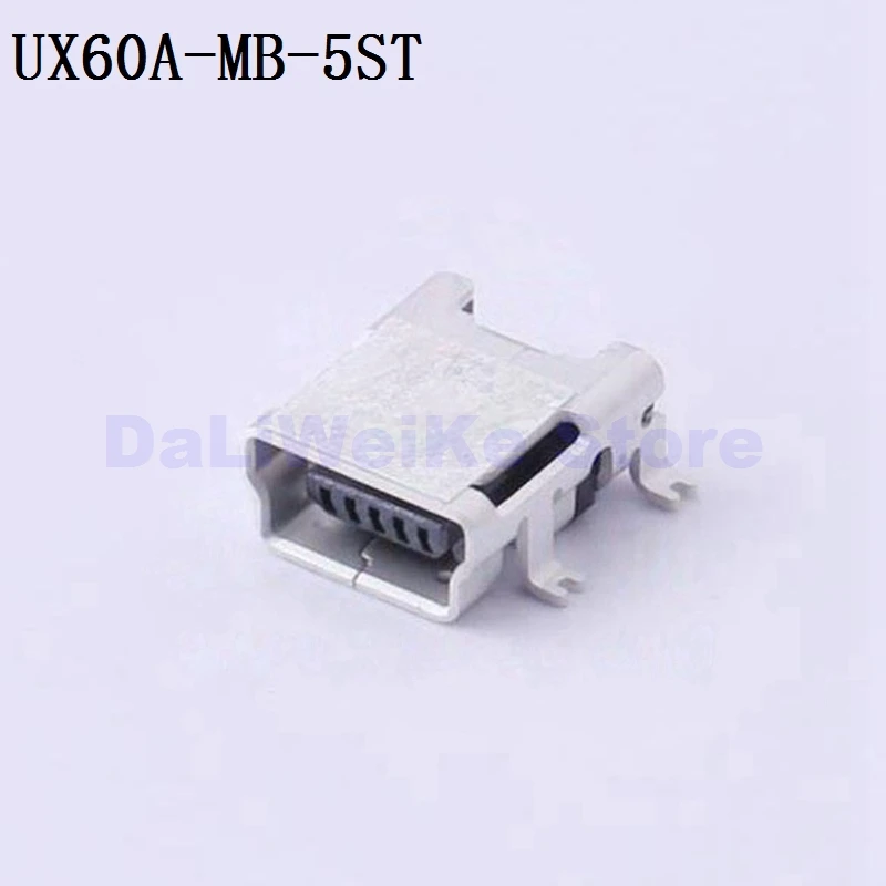 

5 шт. UX60A-MB-5ST usb-mini b usb 2,0 разъем для розетки 5 позиций монтаж на superfície, правое Угловое соединение