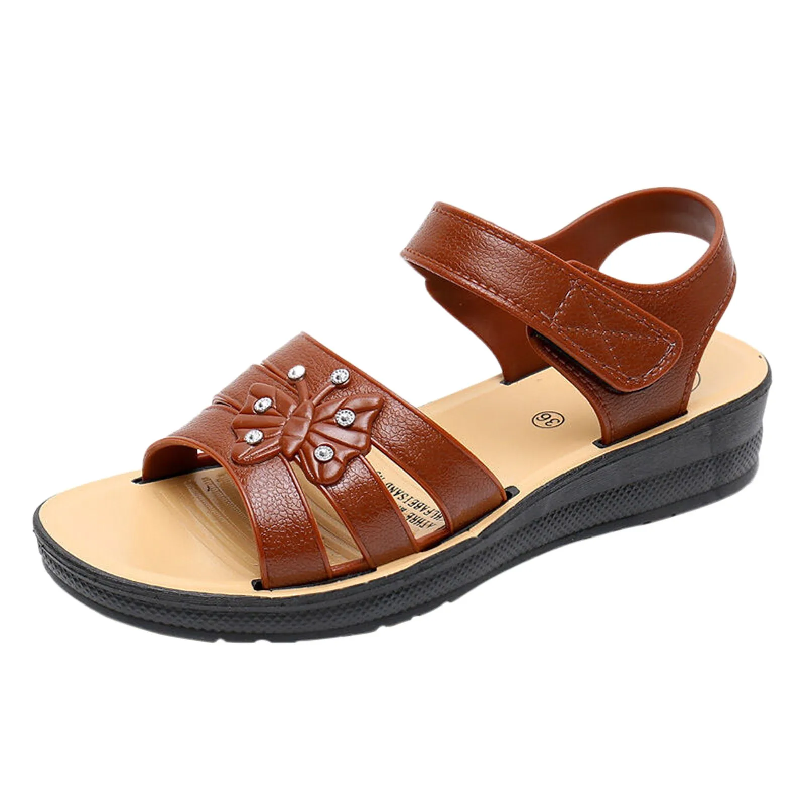 Luxury Women'S Shoes Bohemian Style And Comfortable Ladies Shoes Fashion Go Hiking Non Slip Outdoor Shoes صنادل بكعب