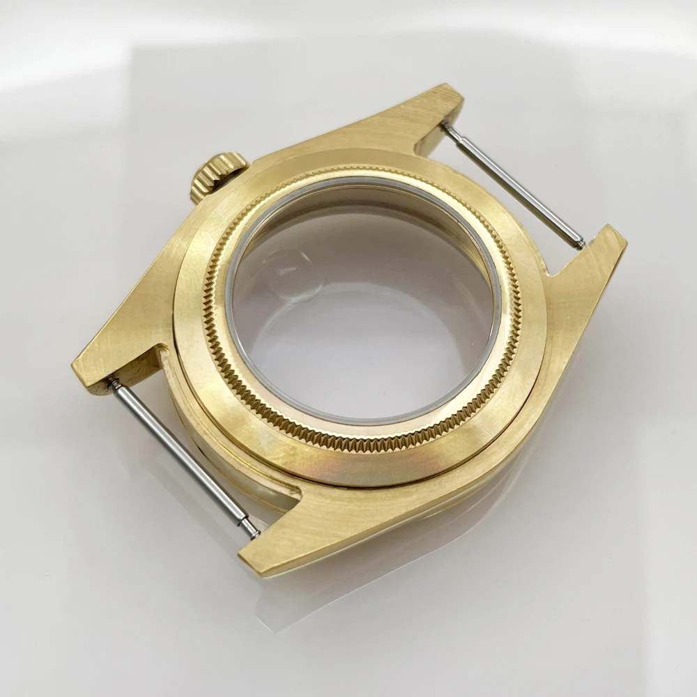 BOTIONI Men's Gold Sapphire Glass Watch Case
