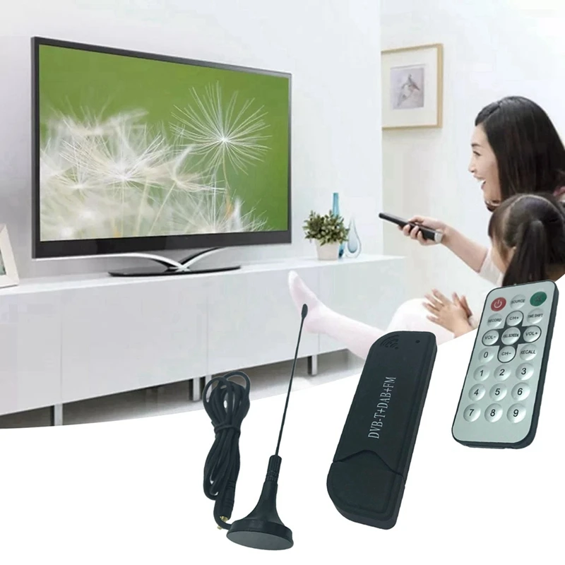 

SDR Receiver SDR Radio Tuner Receiver ABS + Metal RTL2832U USB2.0 DVB-T DAB FM SDR RTL With Antenna And Remote Control