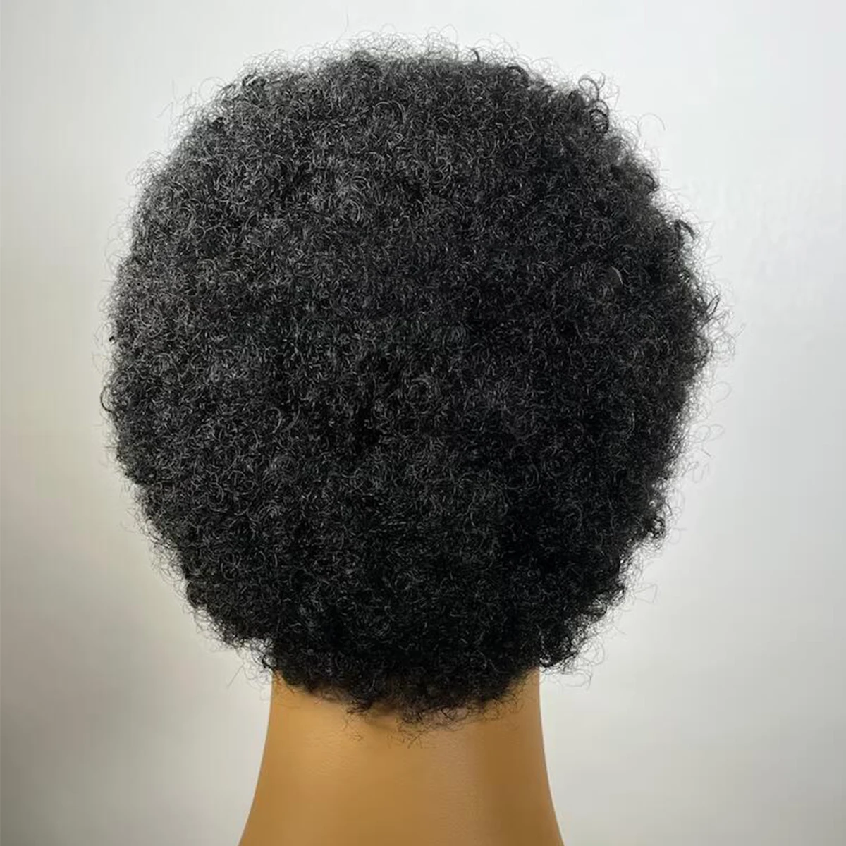 NEW Short Afro Kinky glueless Wig/Afro Wig for gym, 100% human hair Black short Afro Wig for black women 5