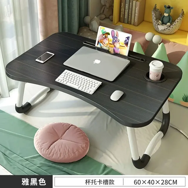 Table Pliante pour Ordinateur Portable – Bureau d’Étude Compact pour Lit ou Dortoir 8