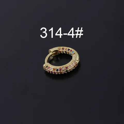 Punk Irregular Rivet Hoop Earrings for Women 2021 Trendy Jewelry Piercing Heart Pendant Earring for Teens