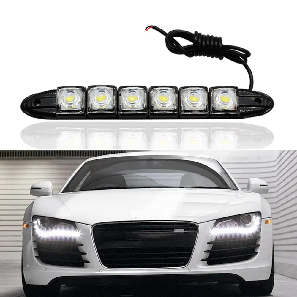 ڵ  ڵ ְ  DC 12V  õ ְ , 6LED  DRL ȭƮ 工   Ȱ