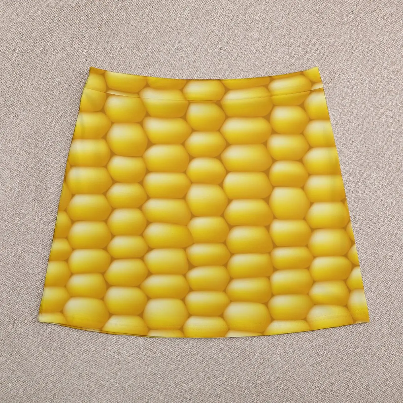 Corn Cob Background Mini Skirt Women's skirts School skirt women's skirts trend 2024