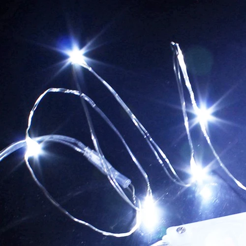 thumbnail image 1 of 10pcs 6pcs Copper Wire LED String Lights Holiday Fairy Lights Garland Christmas Tree Decor Wedding Party DIY Natal Navidad 2023, 1 of 5