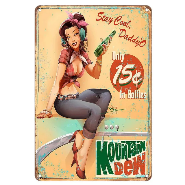 Retro Metal Beer Tin Sign