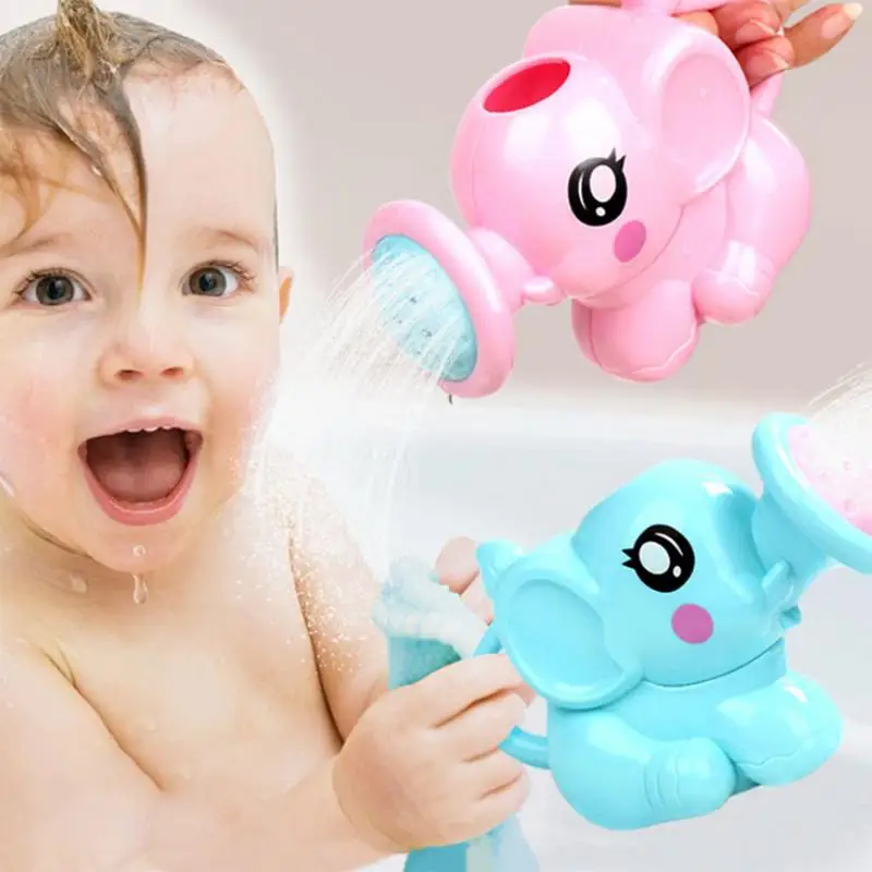 

Kids Elephant Watering Pot Bath Toy Cartoon Plastic Kettle Bath Shower Tool Baby Bathroom Toy For Children Summer Bath Sprinkler