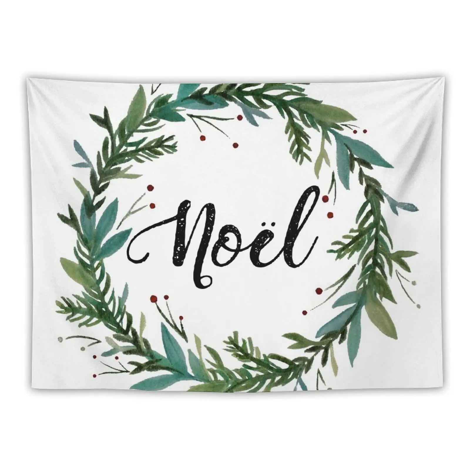 

Noel Wreath Tapestry Funny Things To Decorate The Room Tapestry