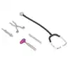 Mini Appliance Model  Dollhouse Stethoscope Set for 1:12 Doll House 6
