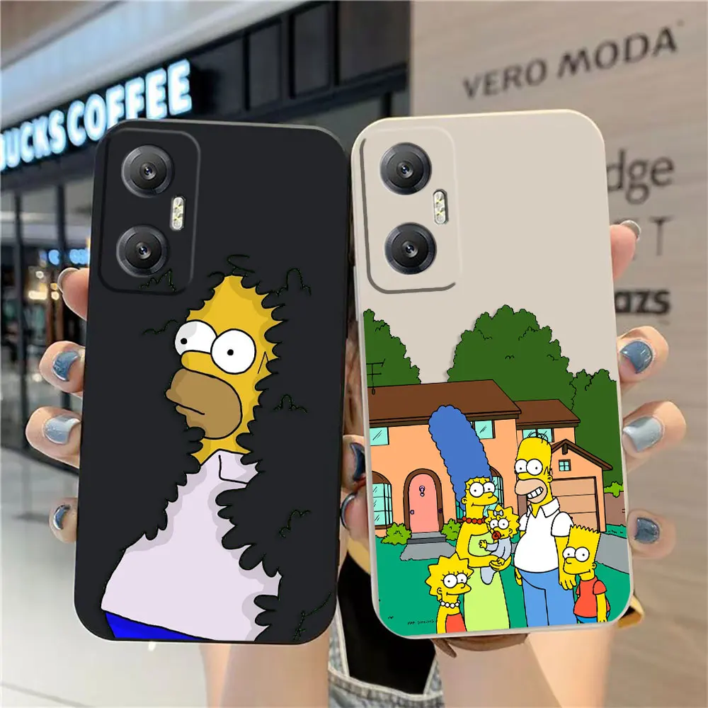 Custodia Per Telefono Per Infinix Hot 10 10S 11S 12 Zero 20 30 X Camon 16 Pro 5G Cover Funda Cqoue Shell Capa Funny H-Homer S-Simpsons