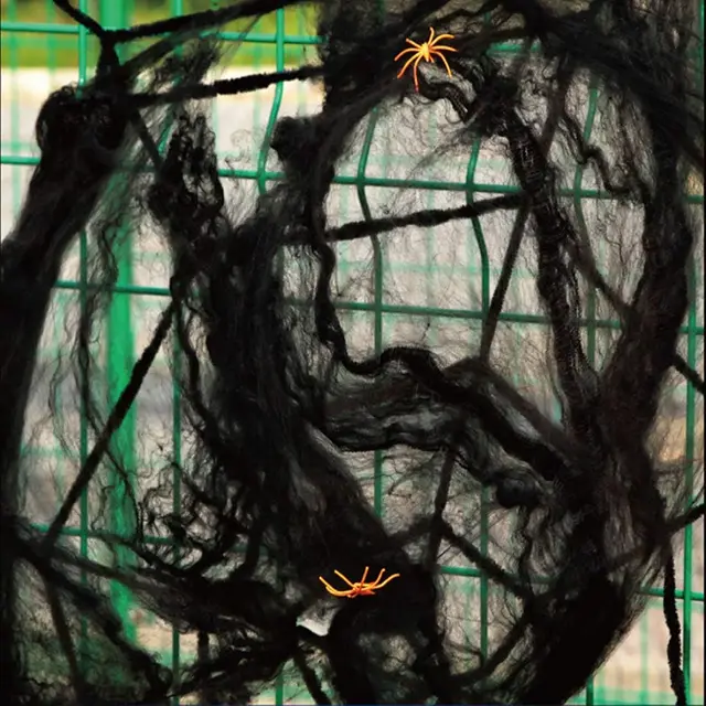 2PCS Halloween Spider Web Set 2