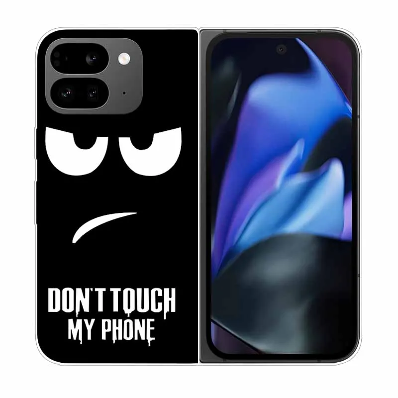 Clear Hard PC Back Cover with Cartoon Design