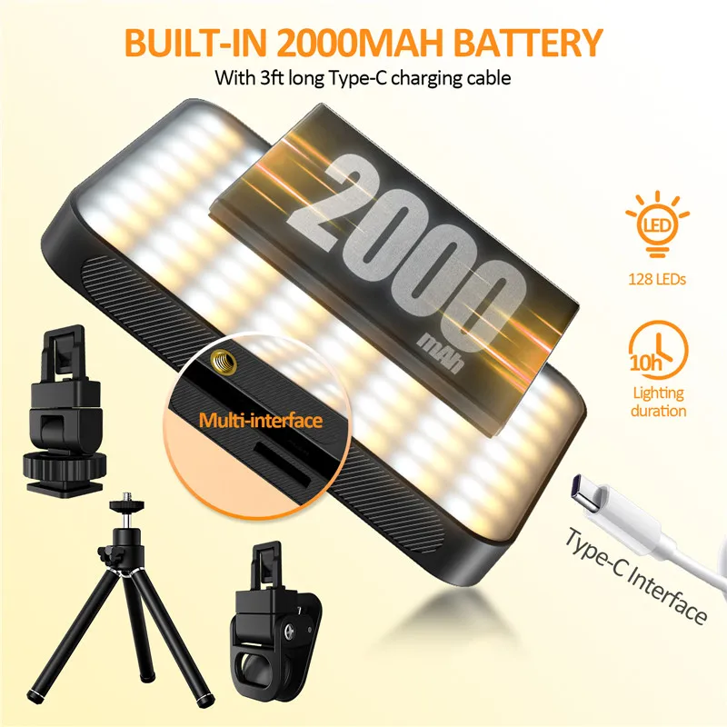 thumbnail image 2 of YAyusi Magnetic Selfie Light For IPhone | Retractable Ring Light With Mirror | Dimmable LED For Videos & Streaming 2 of 10