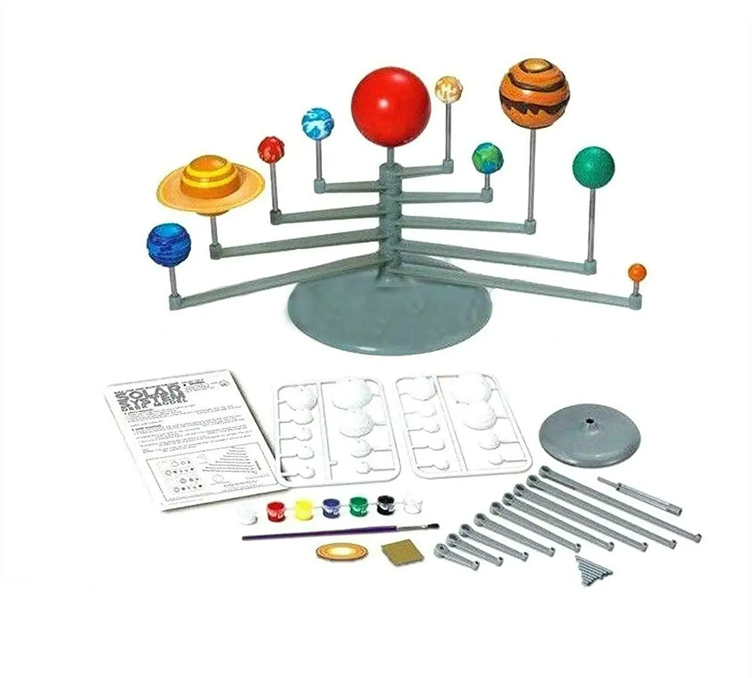 Nine Planets Planetarium Model Kit Solar System Astronomy Science Project DIY Kids Gift Early Education for Child solar robot kit