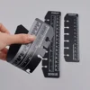 Bookmark Ruler for Rings Notebook 6 hole A5 Personal Size Elastic Drawing Tool Soft Plastic Partition For Planner And Organizer 5