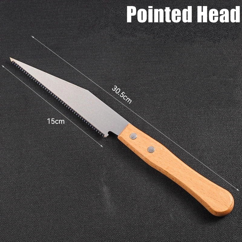6-inch Double-sided Hand Saw Flexible Blade for Flush Cutting Household Woodworking Tools Fine Tooth Precision Flat Saws hand saw multi purpose saw handheld saw