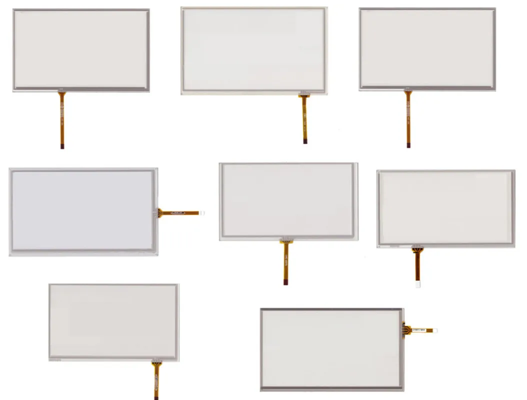 5pcs/Lot 6.2/7/8 Inch 4Pin Digitizer Touch Screen Glass Panel For Car DVD GPS Navigation Multimedia TouchScreen