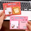 1Pcs Kawaii Cartoon Animal Sticky Notes Sticker 60Sheets Cute Rabbit Bear Capybara Astronaut Memo Pad School Office Stationery 3