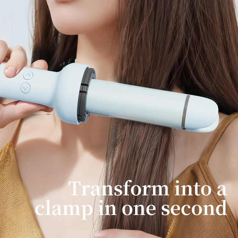 2-in-1 curling iron hair straightening comb 32MM large wave electric negative ion non-damaging water wavy curling iron 3