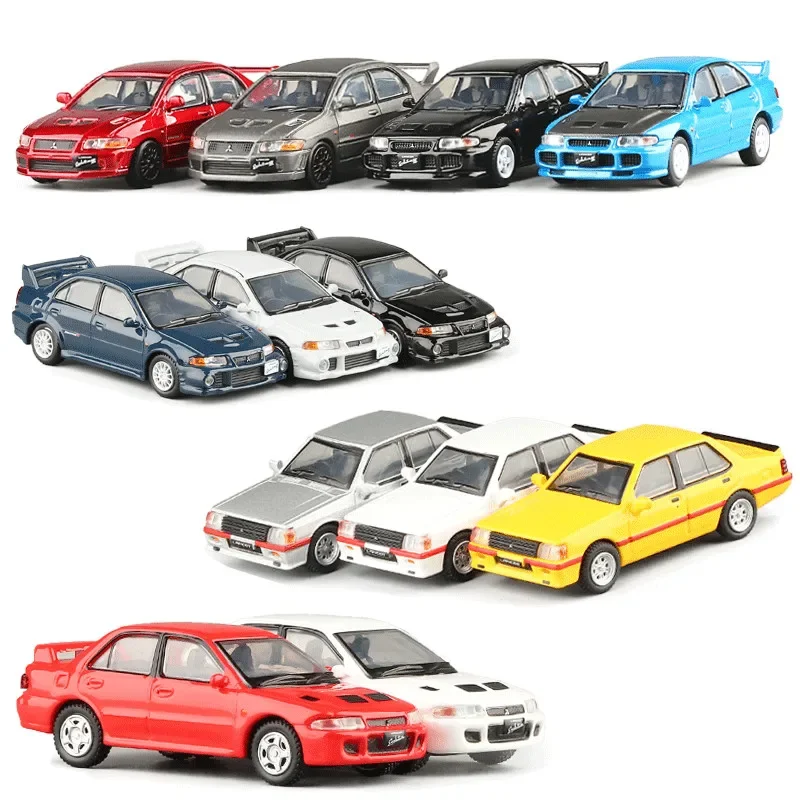 JKM 1/64 Mitsubishi Lancer EVO Subaru WRX STI BRZ Car Alloy Toys