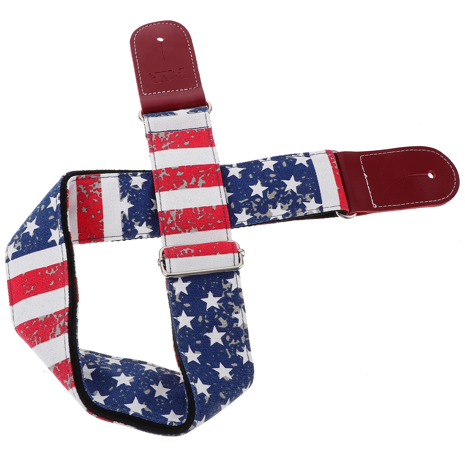 

Bass Guitar Strap Adjustable Electric Guitar USA Flag Pattern Instrument Strap Guitar Sling Strap