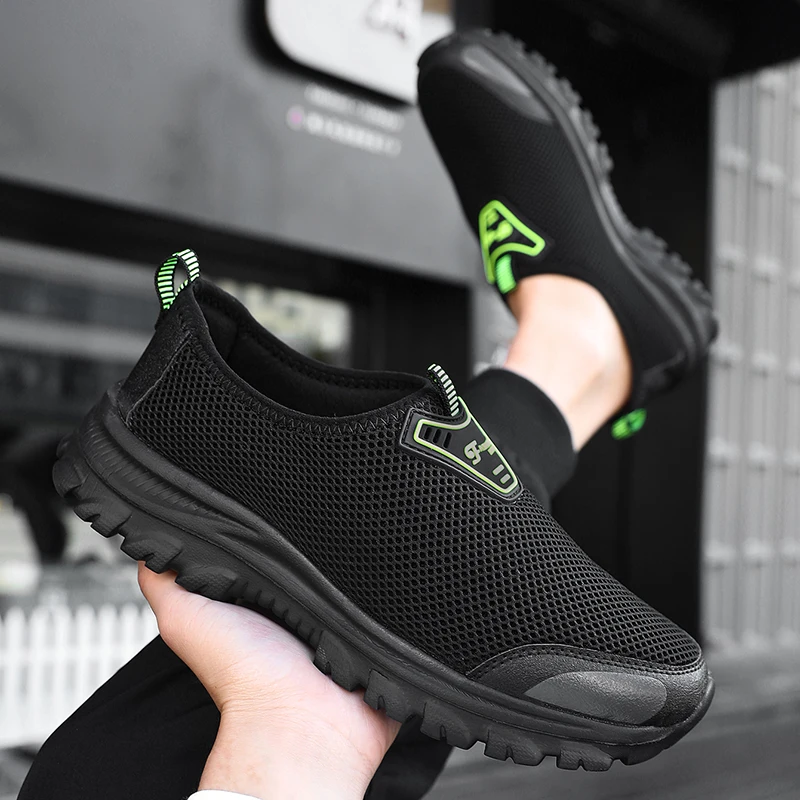 Men's Breathable Casual Sports Shoes Lightweight Mesh Fashion Luxury Comfortable Shoes Gym Running Non Slip Chunky Sneakers 3